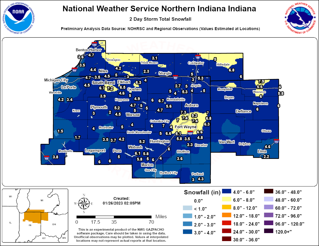 January 25, 2023 Winter Storm